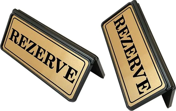 R05 ABS Plastik Masa Üzeri Rezerve Yazısı – görsel 4