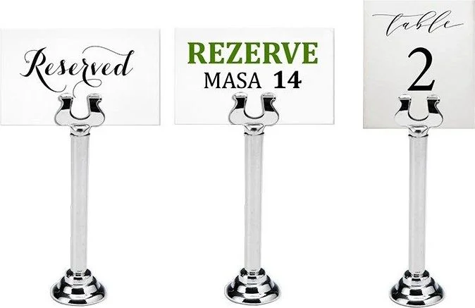 MRN01 Ayaklı Masa Üstü Numaralık ve Rezervelik – görsel 5