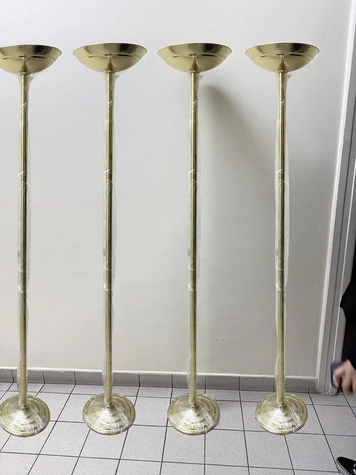 APM1 Pirinç Ayaklı Meşale 180 cm – görsel 7