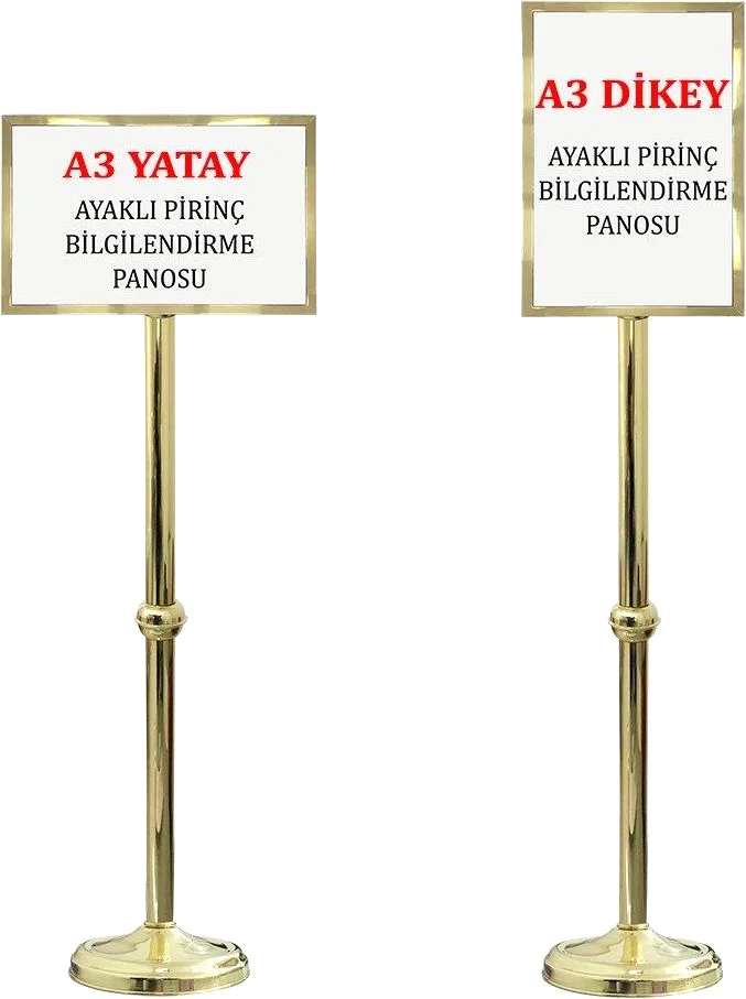 Pirinç Ayaklı Yönlendirme ve Bilgilendirme Panosu – görsel 12