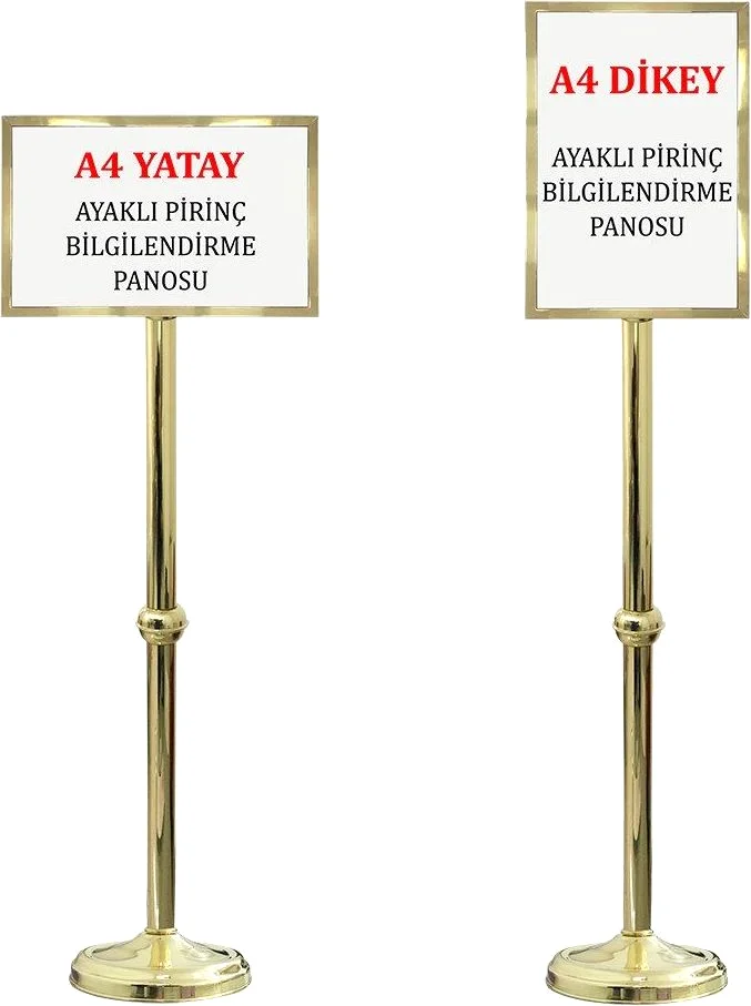Pirinç Ayaklı Yönlendirme ve Bilgilendirme Panosu – görsel 9