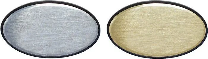 PYK05 Plastik Altlıklı Oval Metal Yaka İsimliği – görsel 3