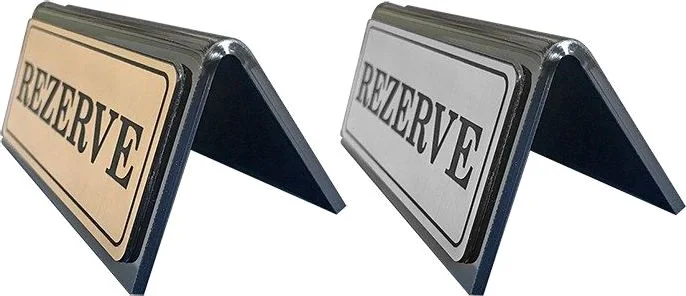 R01 Pleksiglass Masa Rezerve Yazıları
