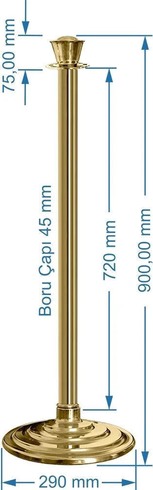 PB4 Yerli Üretim Pirinç Bariyer Yeni Model – görsel 4